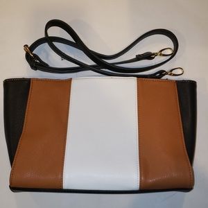 Faux leather shoulder or clutch bag